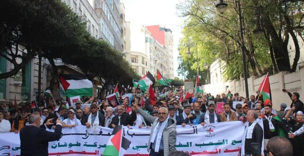 مسيرة وطنية بالرباط “ضد التجويع والتهجير في غزة”