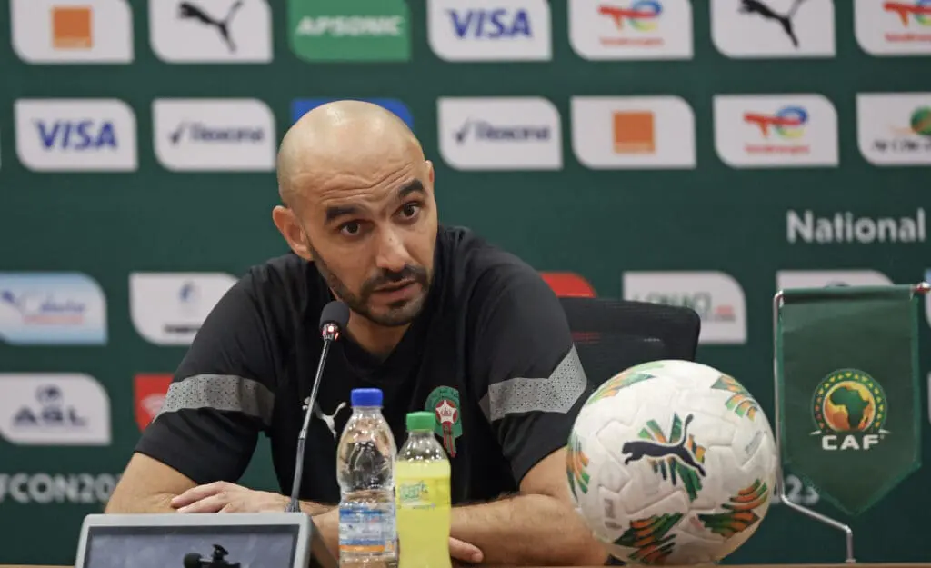 ندوة صحفية للركراكي للإعلان عن لائحة المنتخب الوطني