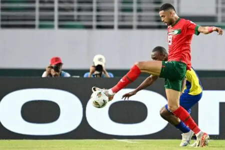 النصيري أول لاعب مغربي يسجل في 4 نسخ متتالية من “الكان”