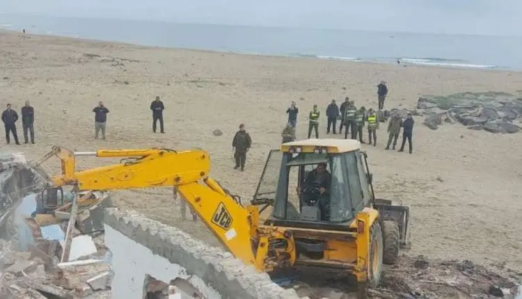 حملات تحرير الملك العمومي متواصلة بجهة طنجة آخرها هدم 41 بناية بساحل مرتيل