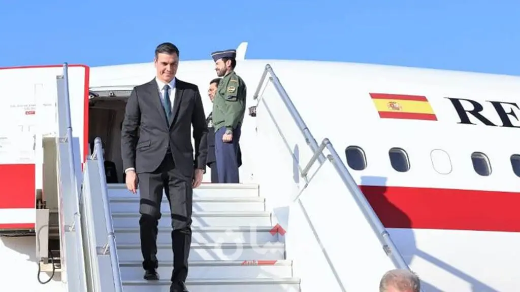 سانشيز يصل المغرب وترقب استقبال ملكي عصر اليوم
