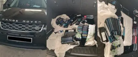 توقيف صاحب “رانج” سوداء حاول إدخال 841 هاتفا عبر ميناء طنجة
