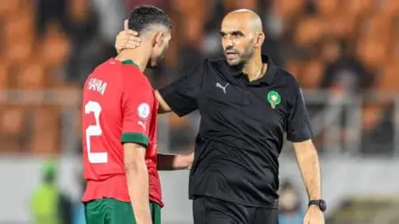 هذا ما قاله “الركراكي” عن تضييع “حكيمي ” لضربة جزاء