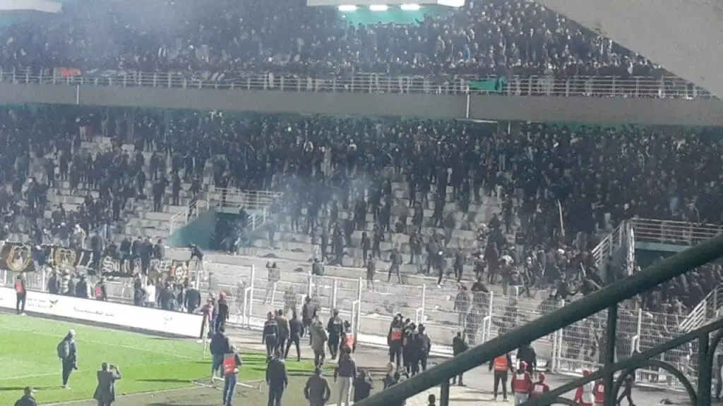 ضبط 15 مشتبها في شغب مباراة الجيش وأولمبيك آسفي