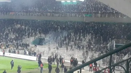 ضبط 15 مشتبها في شغب مباراة الجيش وأولمبيك آسفي