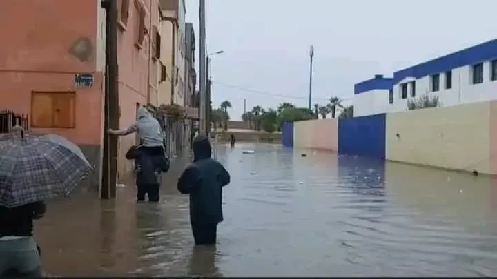أمطار قوية تغرق مدينة آسفي في نصف ساعة