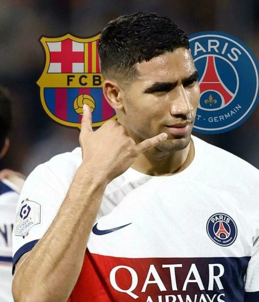 قلق في برشلونة من عودة حكيمي