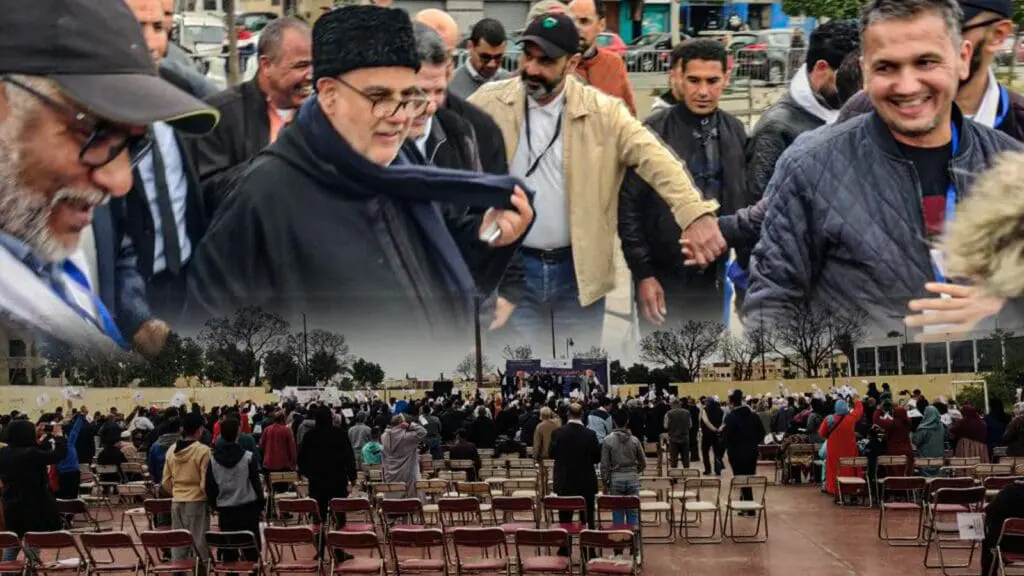 بنكيران يخطب أمام كراس شبه فارغة بفاس ويهاجم أخنوش وحكومته
