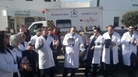 الشغيلة الصحية تشل المستشفيات بإضراب وطني الأربعاء والخميس