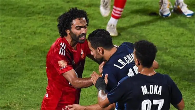 القضاء ينتصر للشيبي ضد لاعب الأهلي حسين الشحات