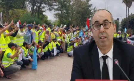 مستخدمو الطرق السيارة يستقبلون المدير العام الجديد بالاحتجاجات