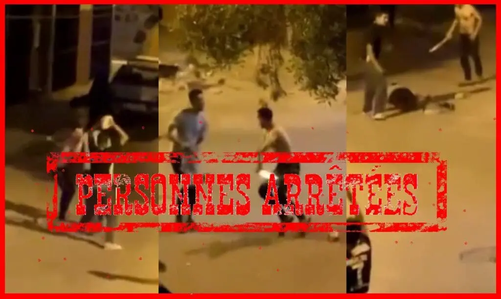 معركة بالأسلحة البيضاء تنتهي بتوقيف ثلاثة أشخاص بسلا