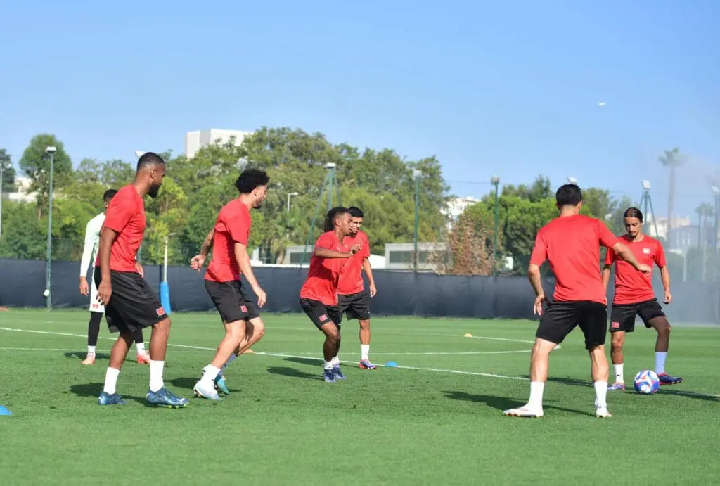 استعدادا لمباراة العراق.. حصة تدريبية خفيفة للاعبي المنتخب الأولمبي