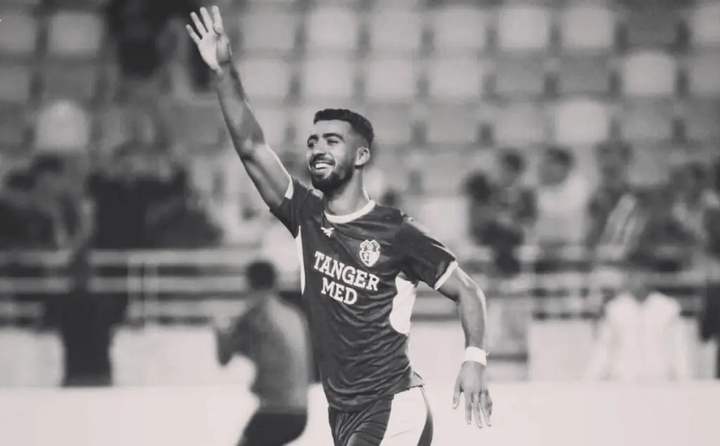 العثور على جثة عبد اللطيف أخريف لاعب اتحاد طنجة بوهران