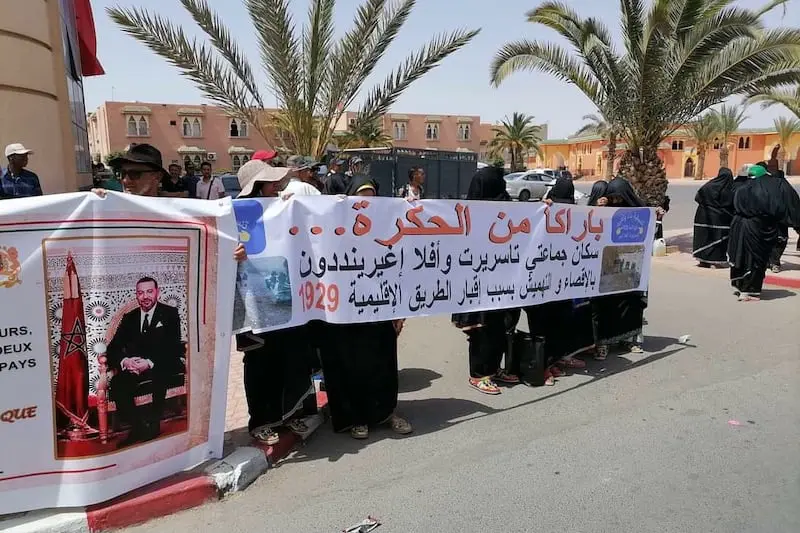 ساكنة بلدة أخنوش تطالب مجلس الحسابات بالتحقيق في مشروع طريق