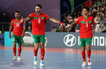 المغرب يهزم إيران ويواجه البرازيل في ربع نهائي مونديال الفوتسال