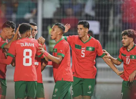 المنتخب الوطني يضرب إفريقيا الوسطي بخماسية