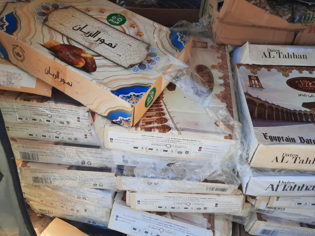 حجز 600 كيلو غرام من الأغذية الفاسدة الموجهة للاستهلاك داخل مستودع