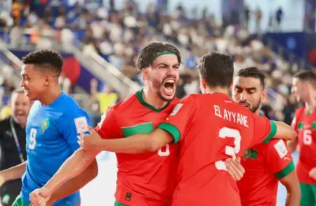 مباراة ودية بين المغرب وفرنسا في كرة القدم داخل القاعة