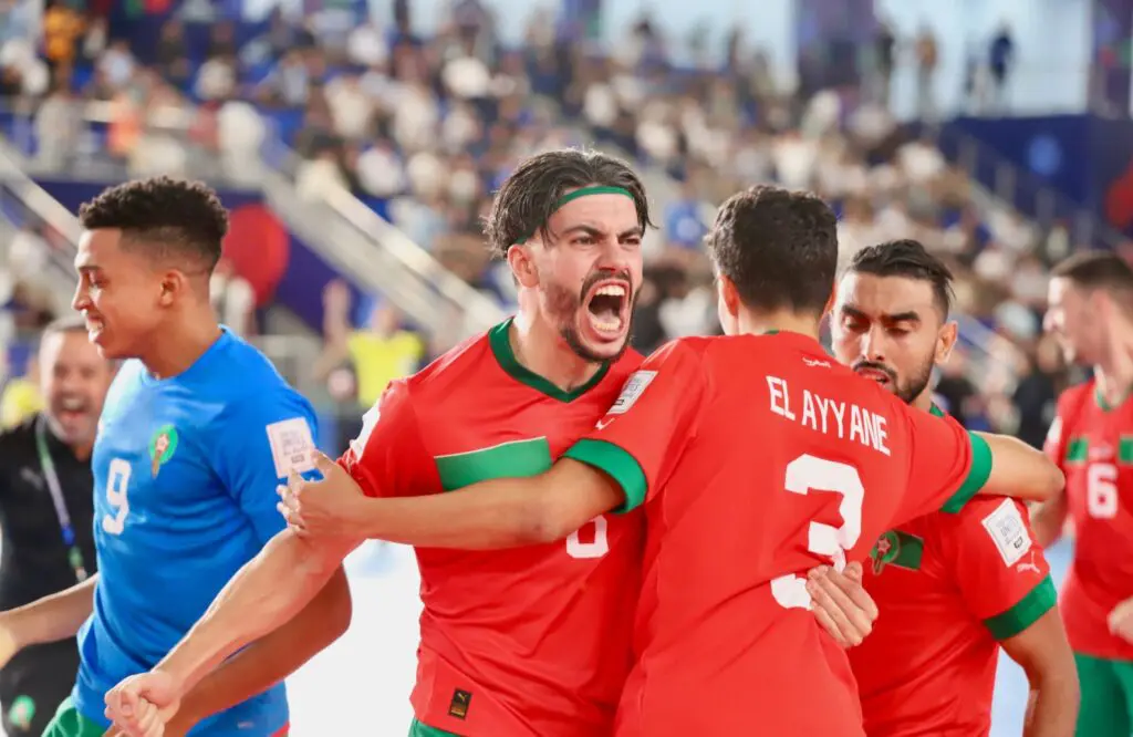 مباراة ودية بين المغرب وفرنسا في كرة القدم داخل القاعة