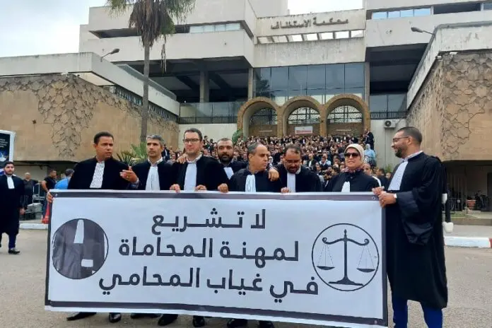 تضامن واسع مع “حراك المحامين” واستنكار لتعنت وزير العدل (أرشيف)