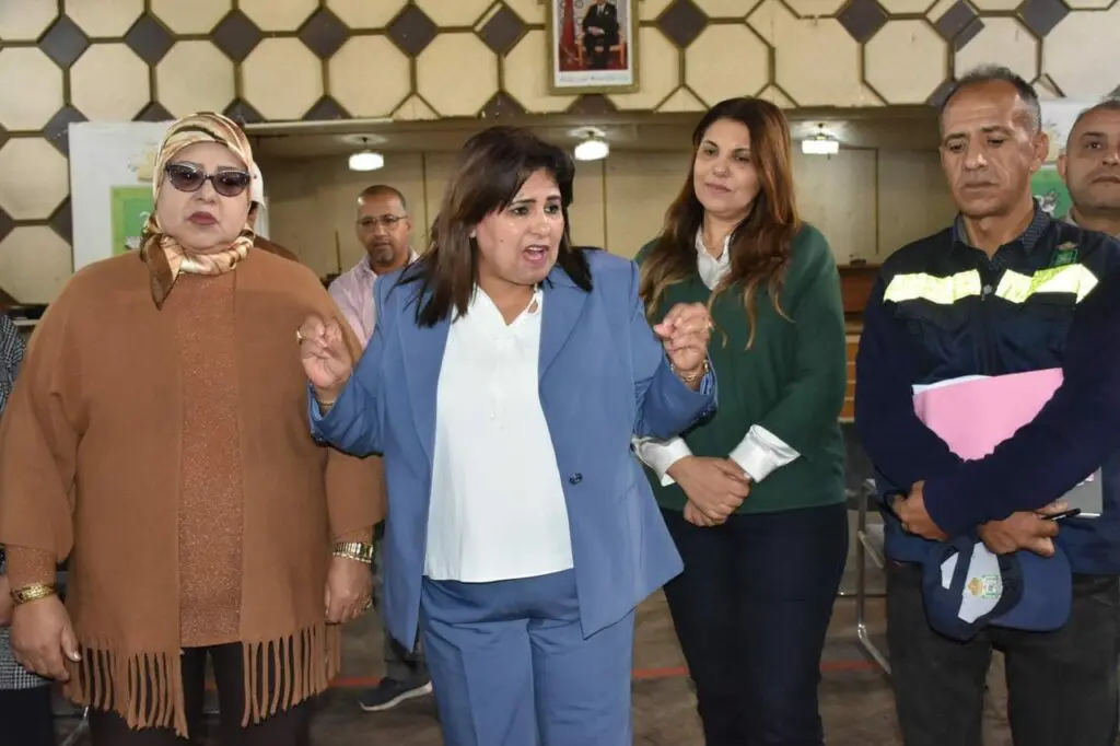 بعد أسابيع من انتخابها.. أمينة حروزى تواجه غضب المهندسين المعماريين بالقنيطرة أمينة حروزى رئيسة المجلس البلدي للقنيطرة عن حزب التجمع الوطني للأحرار (أرشيف)
