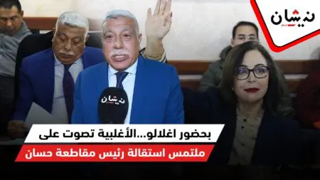 بحضور اغلالو…الأغلبية تصوت على ملتمس استقالة رئيس مقاطعة حسان