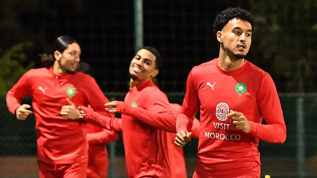 المنتخب المغربي يُجري آخر حصة تدريبية قبل السفر صوب وجدة