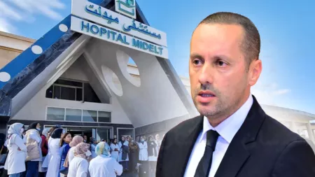 الأطر الصحية بميدلت تحمل الشارة السوداء وتدخل في اعتصام مفتوح
