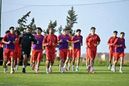 المنتخب المغربي لأقل من 17 سنة يواصل استعداداته لمواجهة جنوب إفريقيا