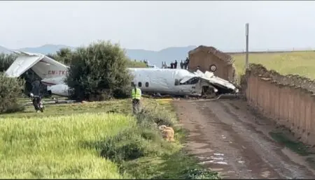 مصدر: طائرة فاس..الحادث نجم عن انزلاق في المدرج