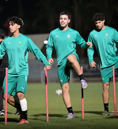 المنتخب الوطني لأقل من 20 سنة يواصل استعداداته لمواجهة نيجيريا