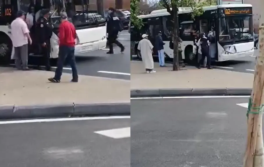 شرطية في شجار مع سائق حافلة بالرباط… والأمن يفتح بحثا
