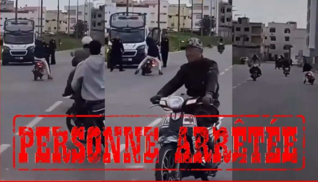 فيديو “دراجات سلا” يطيح بستة أشخاص