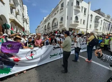 الرباط تنتفض لأجل غزة.. الآلاف في مسيرة وطنية ضد التجويع والإبادة