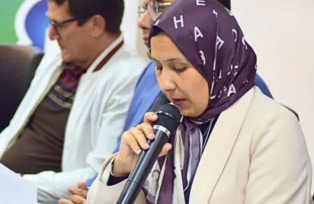 هند موحي رئيسة مقاطعة جنان الورد بفاس عن حزب التجمع الوطني للاحرار