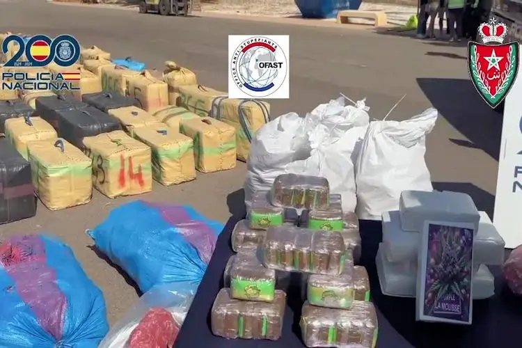 شاحنة بطيخ مغربية تتحول إلى مخزن سري لـ15 طنًا من الحشيش في إسبانيا!