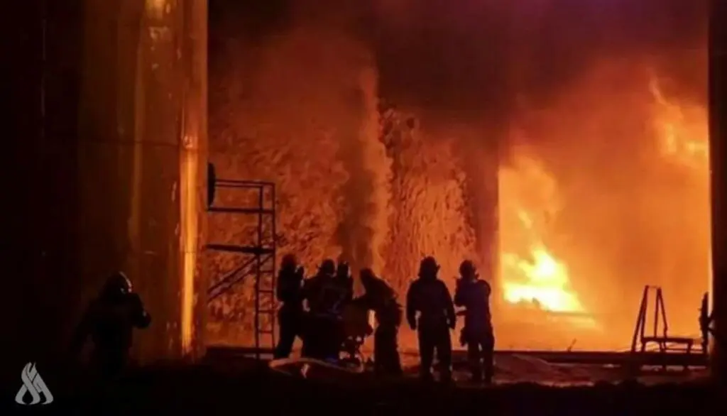 اندلاع حريق داخل محطة نووية روسية بعد هجوم “أوكراني”