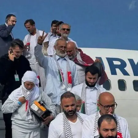 AMDH تنظم استقبالاً جماهيرياً لغالي بعد عودته من إسرائيل