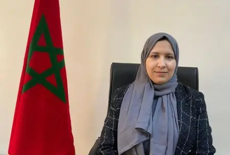 هند الموحي رئيسة مقاطعة جنان الورد ( حزب الأحرار)