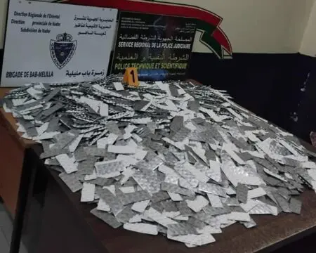 إحباط تهريب 64 ألف حبة ريفوتريل بباب مليلية