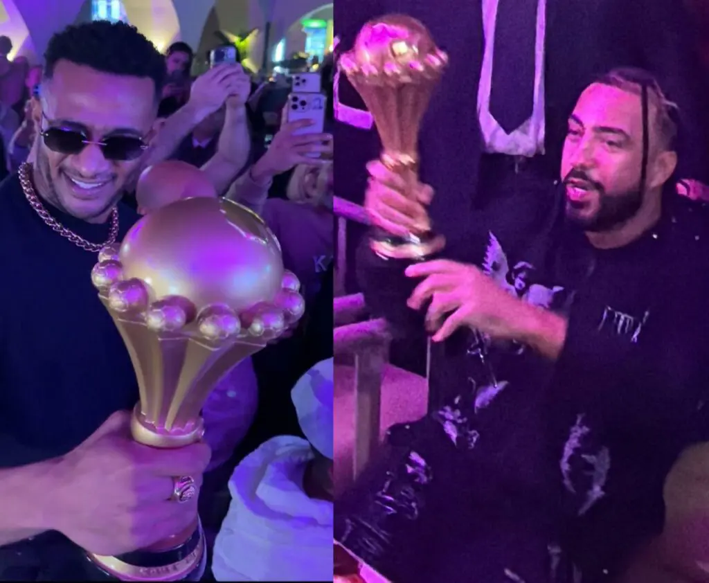 محمد رمضان وفرنش مونتانا يحتفلان مع المغاربة بتتويج “الأسود” بمطعم Terracota بالهرهورة