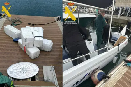 الحرس المدني الإسباني يعتقل ربان قارب محمل بالحشيش