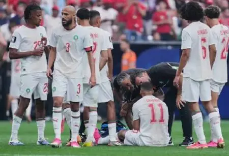 إصابة الصيباري تقلق بايرن ميونيخ.. هل يلحق نجم “أسود الأطلس” بموقعة ربع النهائي؟