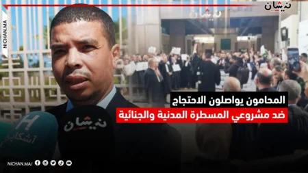 المحامون يواصلون الاحتجاج ضد مشروعي المسطرة المدنية والجنائية